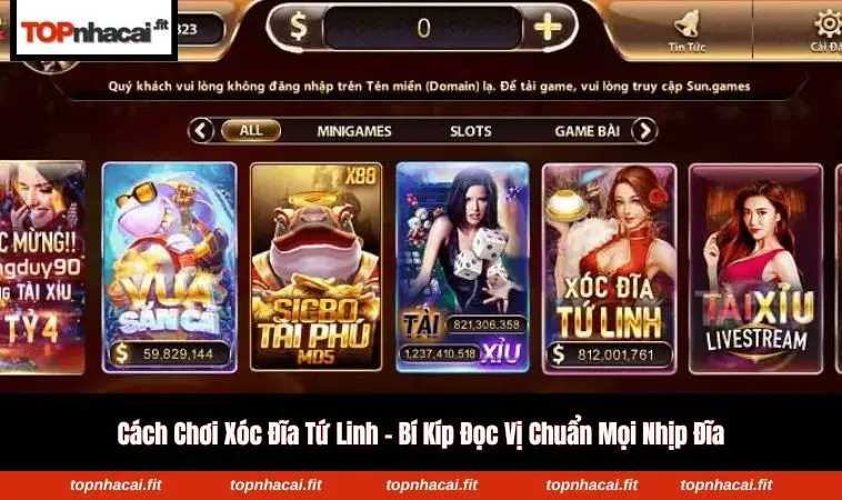 cách chơi xóc đĩa Tứ linh